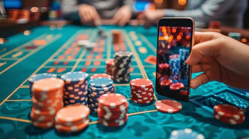 Tampilan pemain aplikasi mpoplay bermain blackjack di meja Jurassic Kingdom dengan kontrol taruhan yang jelas